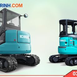 Máy xúc Kobelco 50 bánh cao su