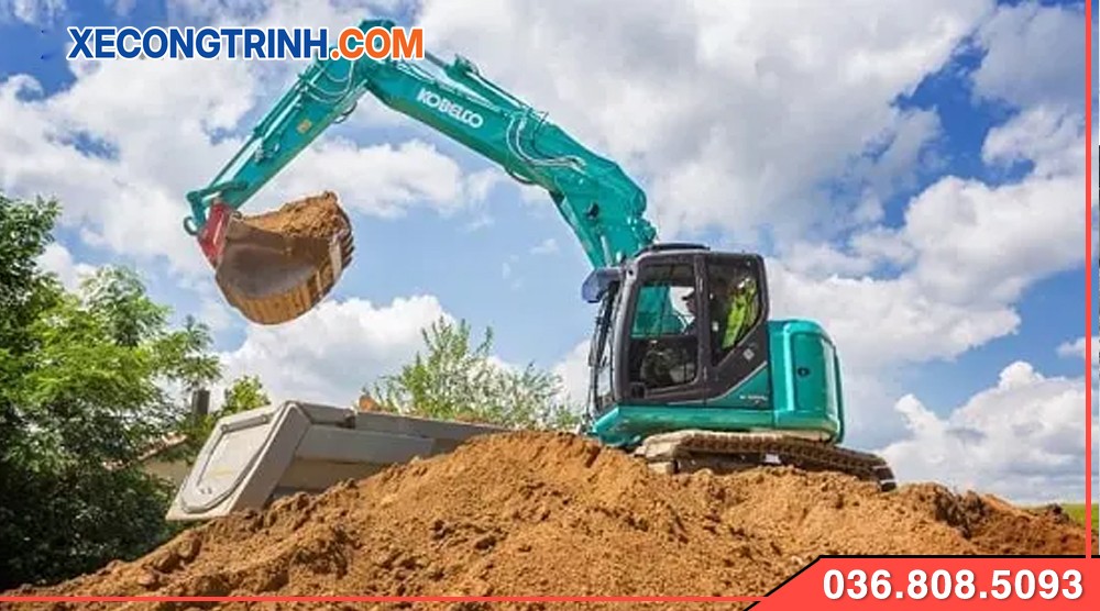 May xuc Kobelco SK75 banh xich doi 2005 1