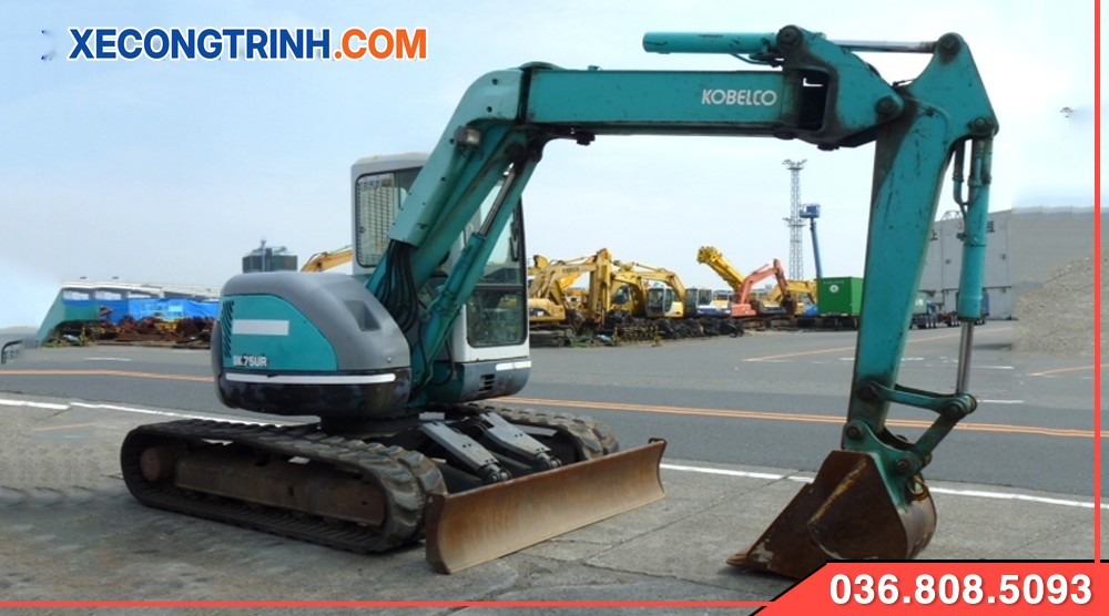 Máy xúc Kobelco SK75 cũ đời 2009