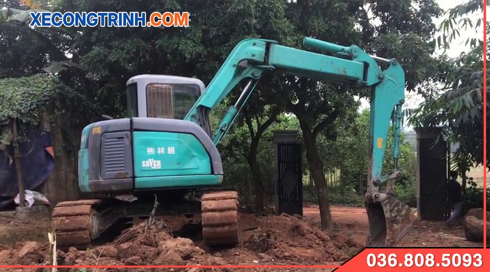 May xuc Kobelco SK75 cu nhat Bai 1