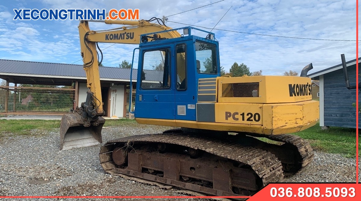 Máy xúc Komatsu 120 cũ đời 1999