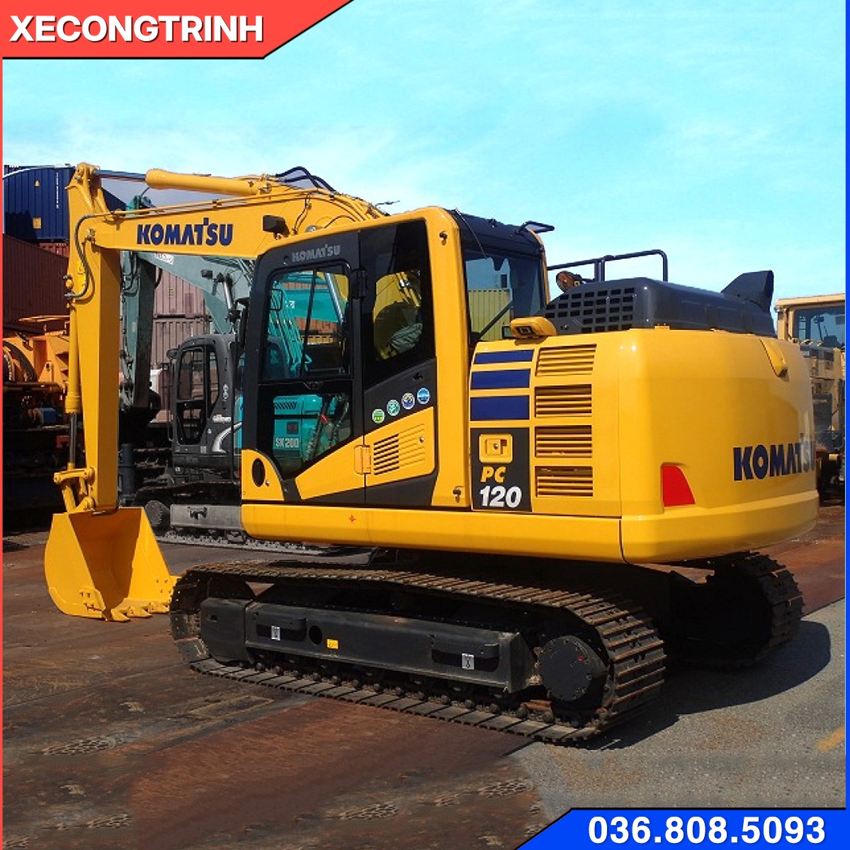 Máy xúc Komatsu Pc120 Cũ