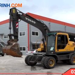 Máy xúc Volvo 145 bánh lốp
