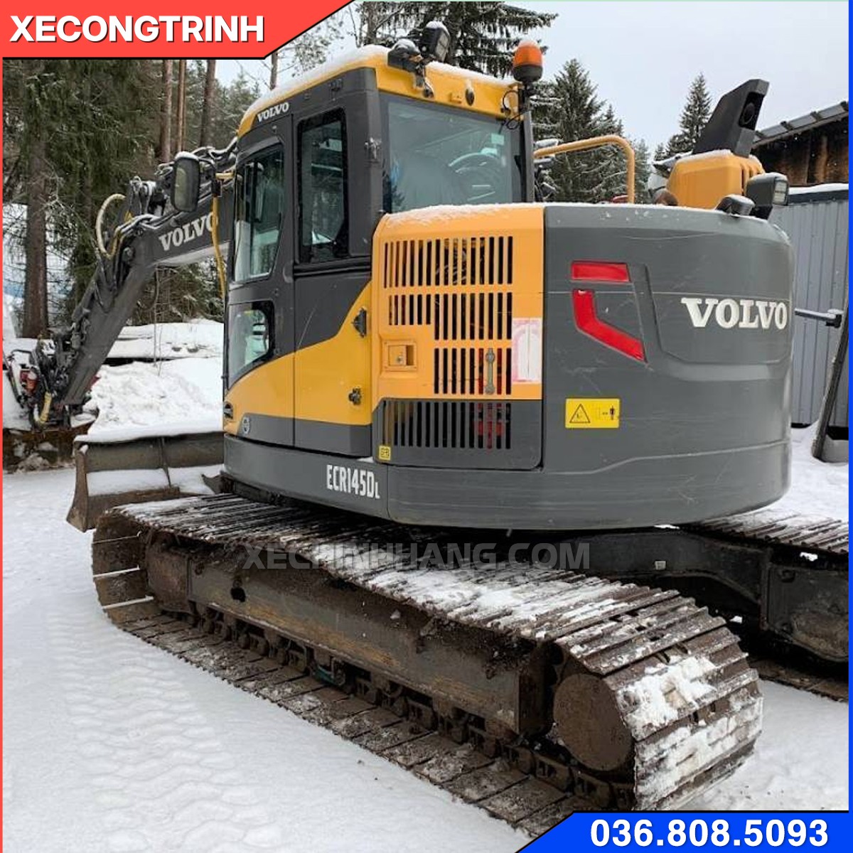 Máy xúc Volvo 145DL cũ
