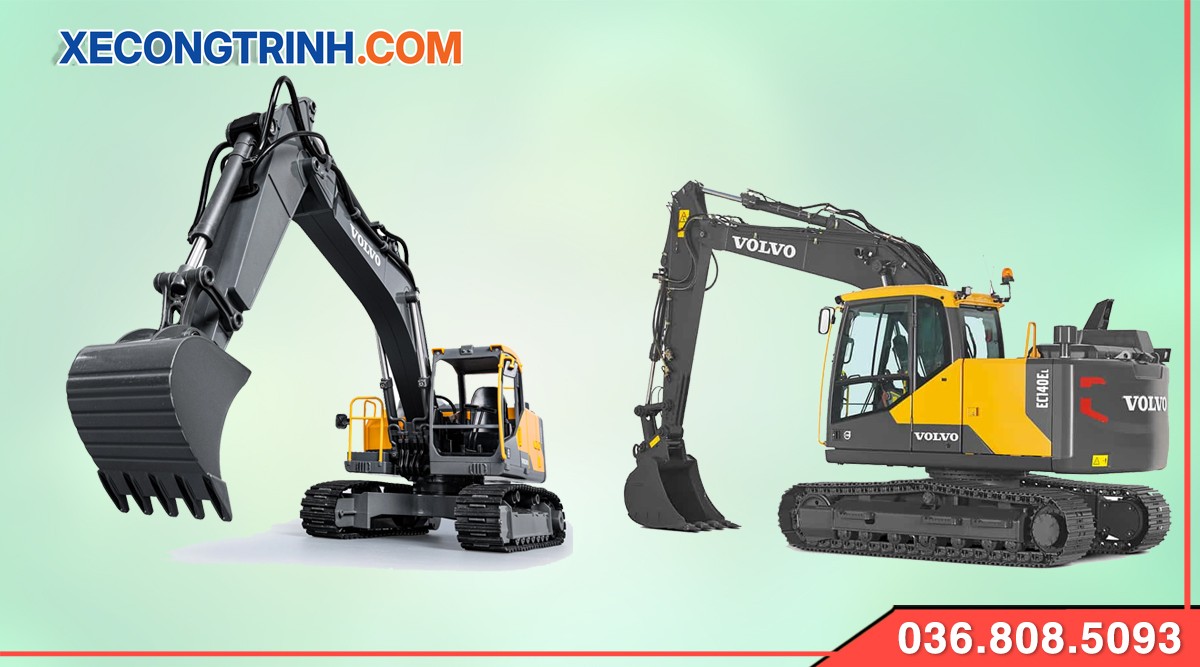 Máy xúc Volvo bánh xích mới