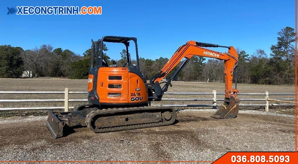 Mãy xúc đào Hitachi 50UR