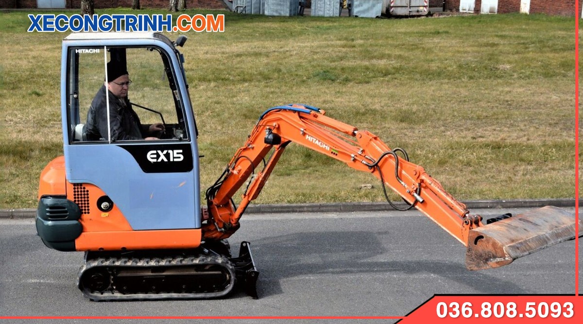 Máy xúc đào Hitachi Ex15