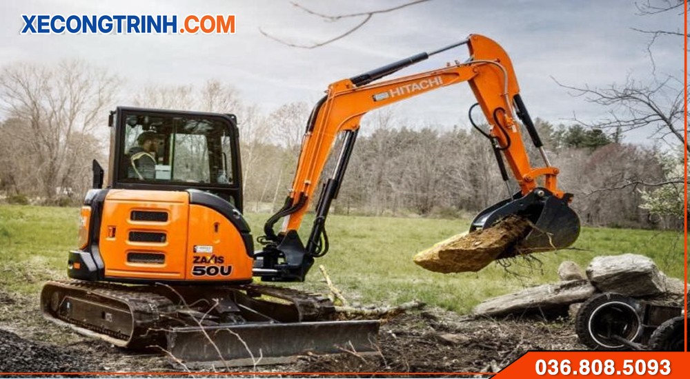 Mãy xúc đào Hitachi Zaxis50