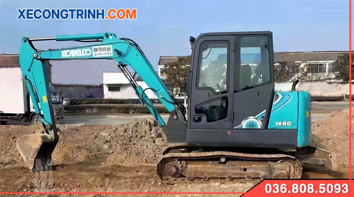 Máy xúc đào Kobelco SK60