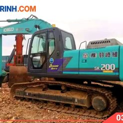 May xuc dao Kobelco sk200 tai bai 1