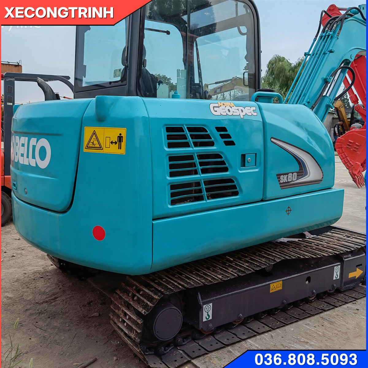 Thân máy xúc đào Kobelco 03