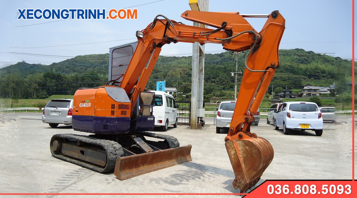 Thanh lý máy xúc Hitachi EX40