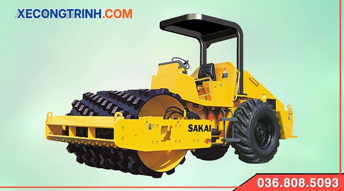 Xe Lu bánh thép 10 tấn - nghiền đá