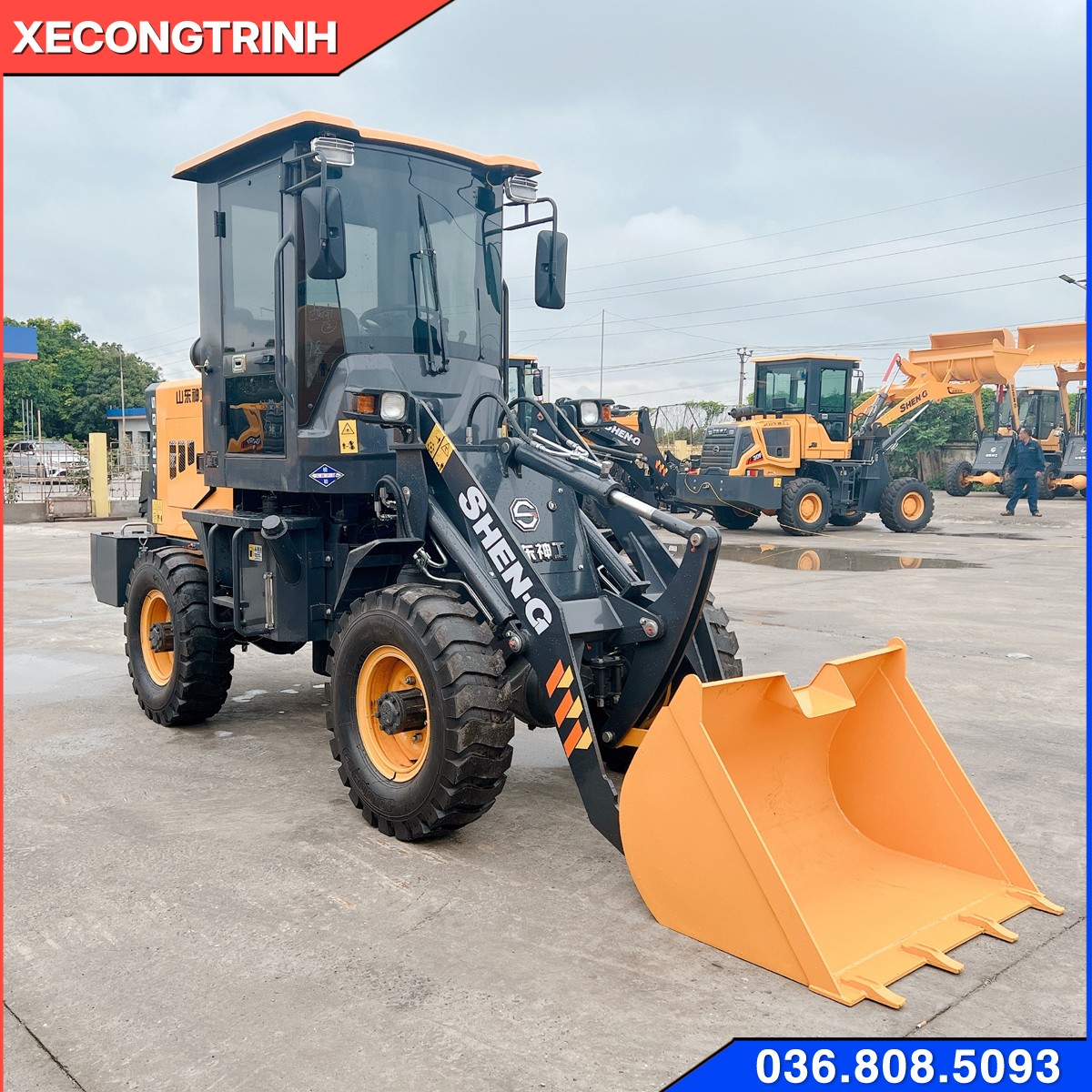 Xe Xúc Lật Mini