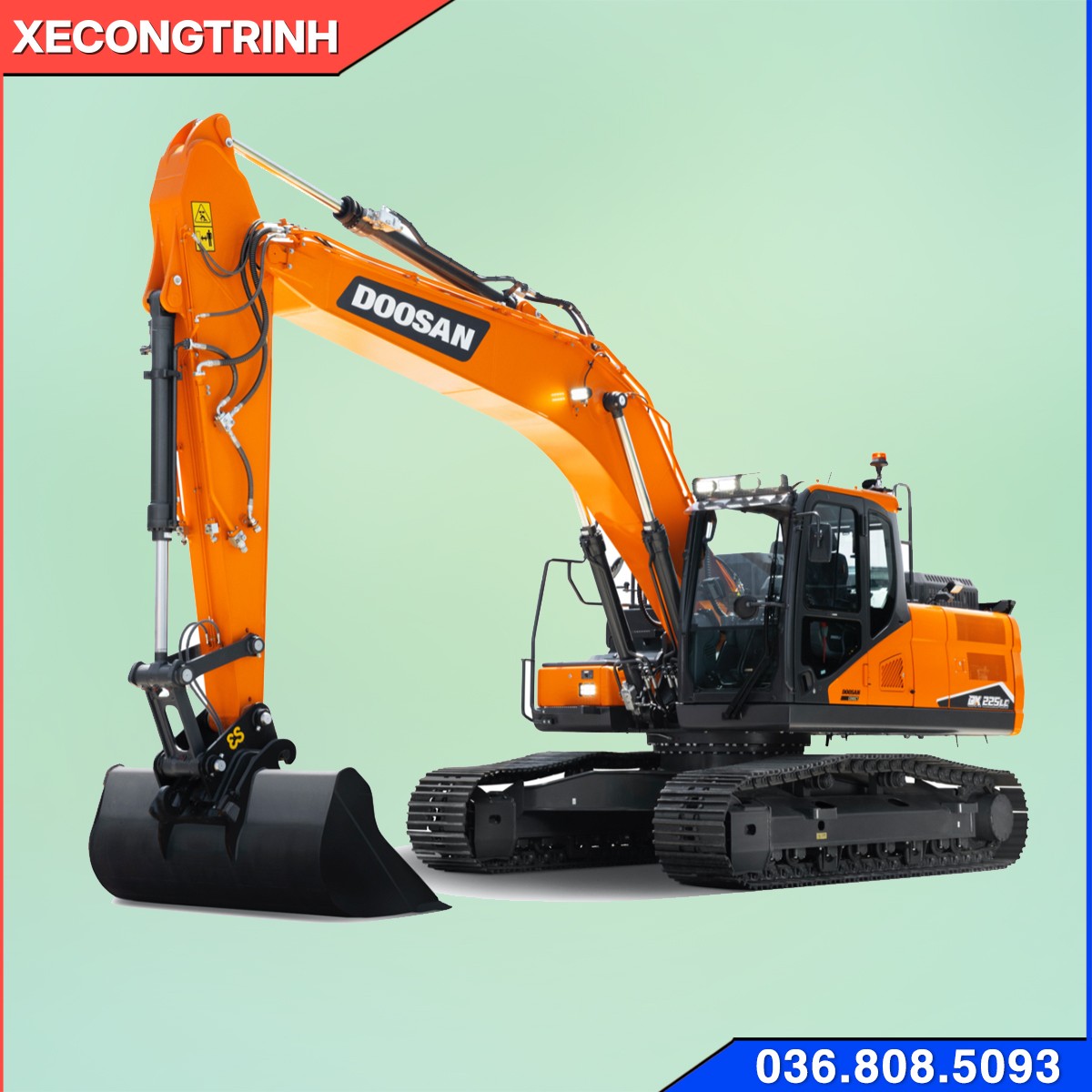 Xe cuốc Doosan Dx225