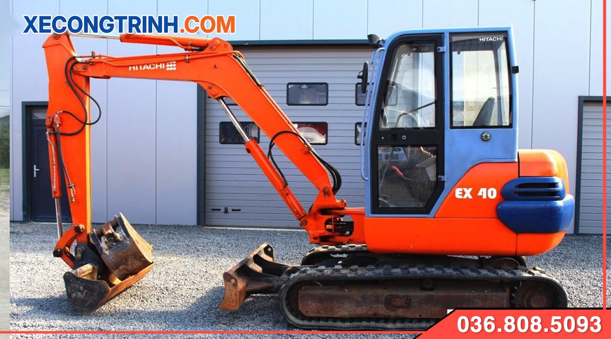 Xe cuốc Hitachi EX40 cũ giá rẻ