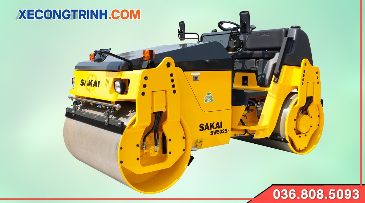 máy Lu bánh thép 8 tấn