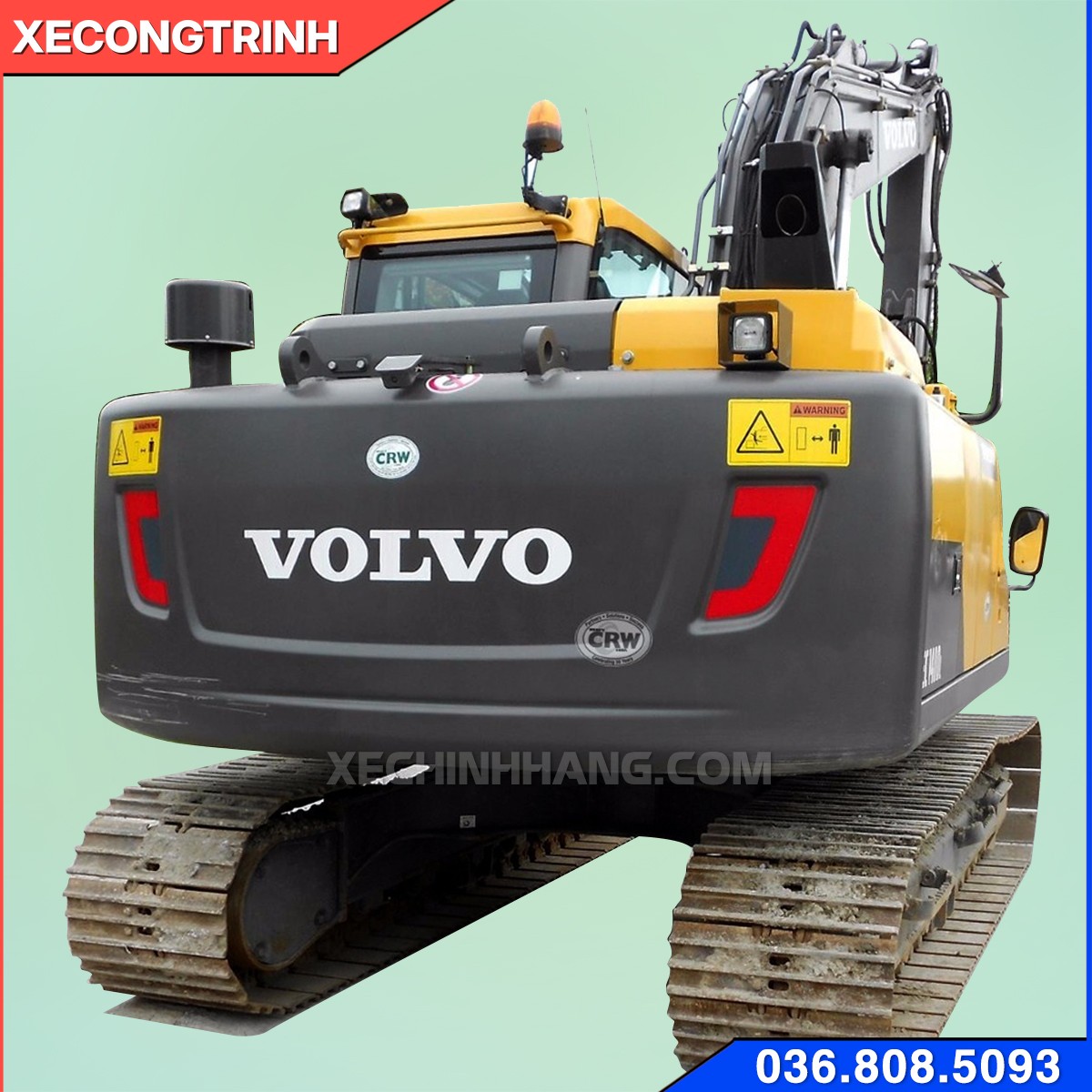 máy xúc Volvo 145 bánh xích cũ