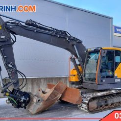máy xúc Volvo 145 cũ gầu chế